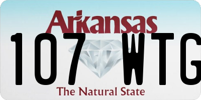 AR license plate 107WTG