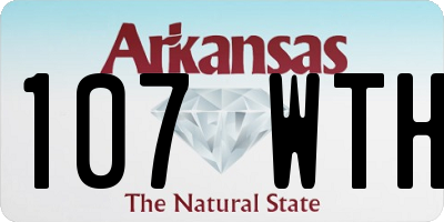 AR license plate 107WTH