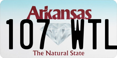 AR license plate 107WTL