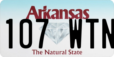 AR license plate 107WTN