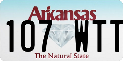 AR license plate 107WTT
