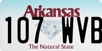 AR license plate 107WVB