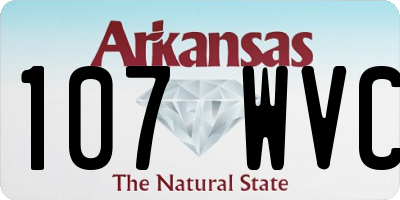 AR license plate 107WVC