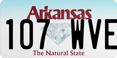 AR license plate 107WVE