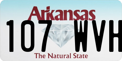 AR license plate 107WVH
