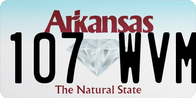 AR license plate 107WVM