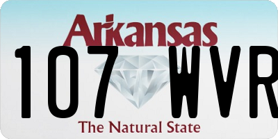 AR license plate 107WVR