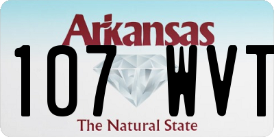 AR license plate 107WVT