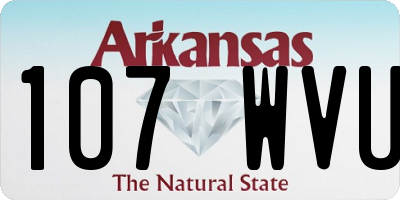 AR license plate 107WVU