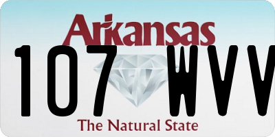 AR license plate 107WVV