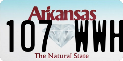 AR license plate 107WWH