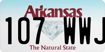 AR license plate 107WWJ