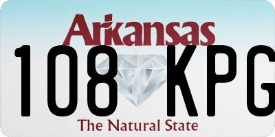 AR license plate 108KPG