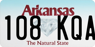 AR license plate 108KQA