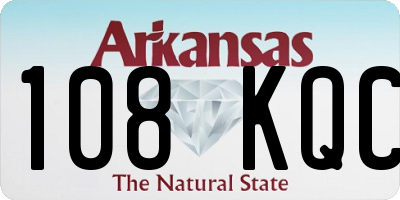 AR license plate 108KQC