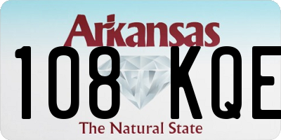 AR license plate 108KQE