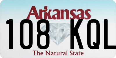 AR license plate 108KQL