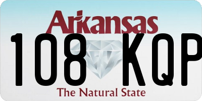AR license plate 108KQP