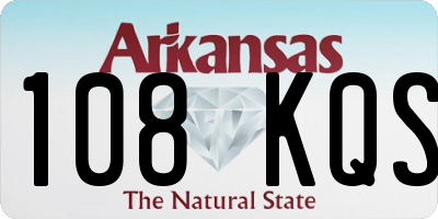 AR license plate 108KQS