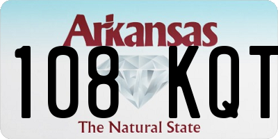 AR license plate 108KQT
