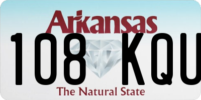 AR license plate 108KQU