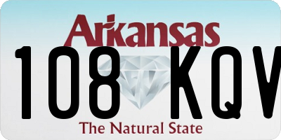 AR license plate 108KQV