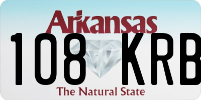 AR license plate 108KRB