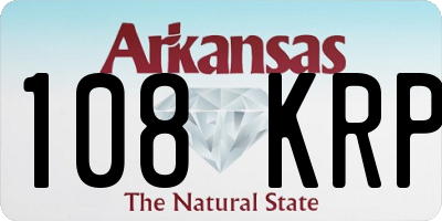 AR license plate 108KRP