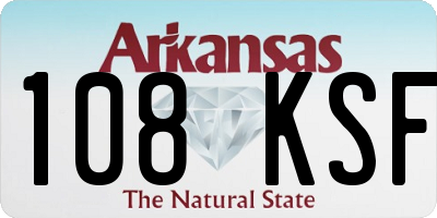 AR license plate 108KSF