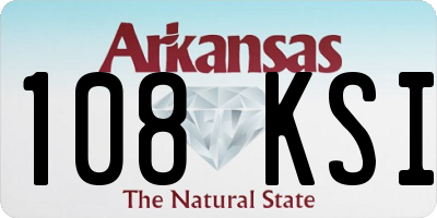 AR license plate 108KSI