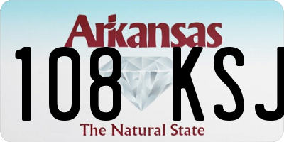 AR license plate 108KSJ