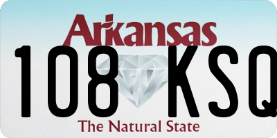 AR license plate 108KSQ
