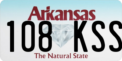 AR license plate 108KSS