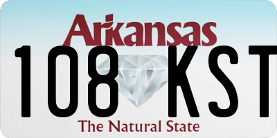 AR license plate 108KST