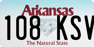 AR license plate 108KSV