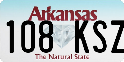 AR license plate 108KSZ
