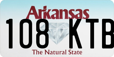 AR license plate 108KTB