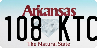 AR license plate 108KTC