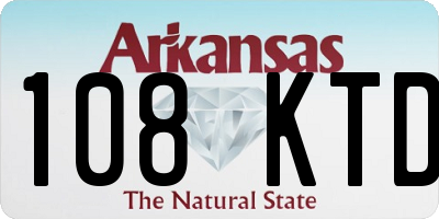 AR license plate 108KTD