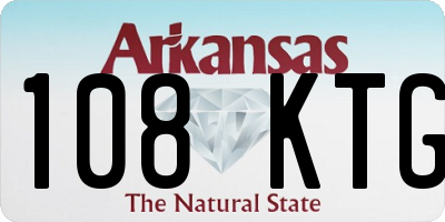 AR license plate 108KTG