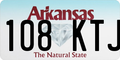AR license plate 108KTJ