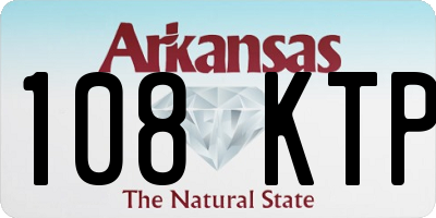 AR license plate 108KTP