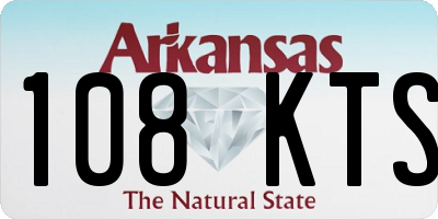 AR license plate 108KTS