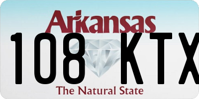 AR license plate 108KTX