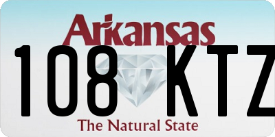 AR license plate 108KTZ