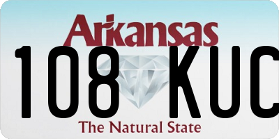 AR license plate 108KUC