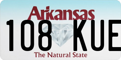 AR license plate 108KUE
