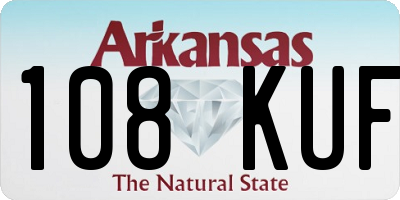 AR license plate 108KUF