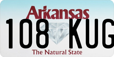 AR license plate 108KUG