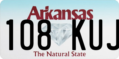 AR license plate 108KUJ